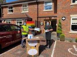 Delivery of PPE to local care home